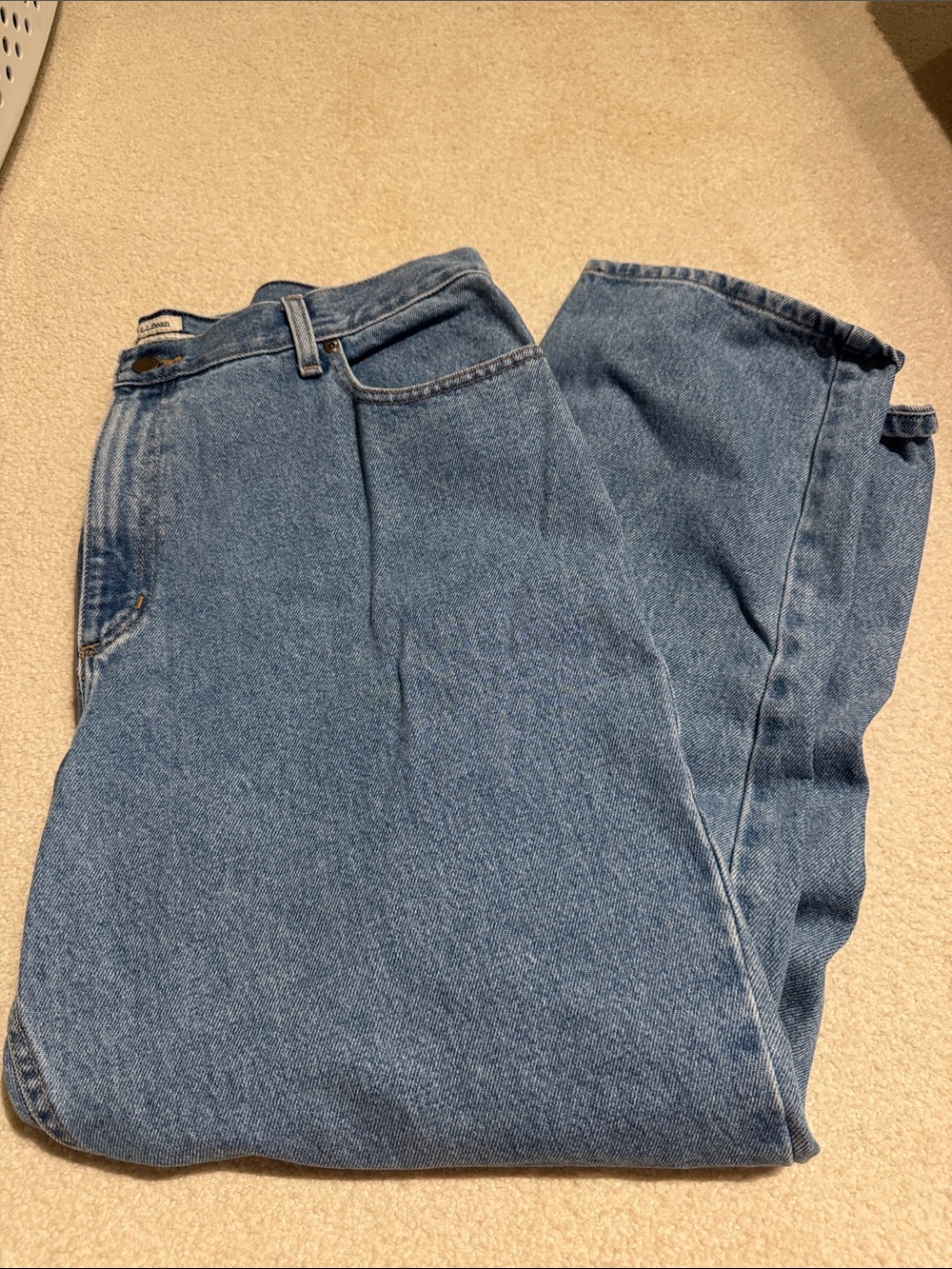 L.L. Bean Light Blue Relaxed Fit Jeans
